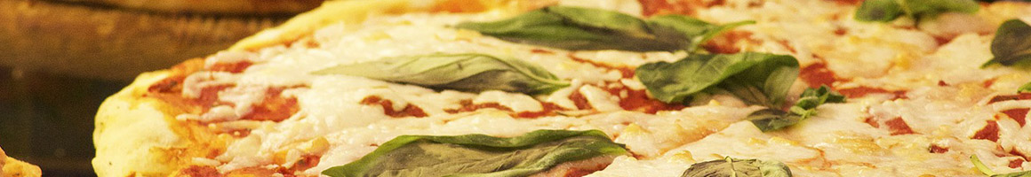 Eating Pizza at Gaetano's Steaks & Subs restaurant in Mount Laurel, NJ.